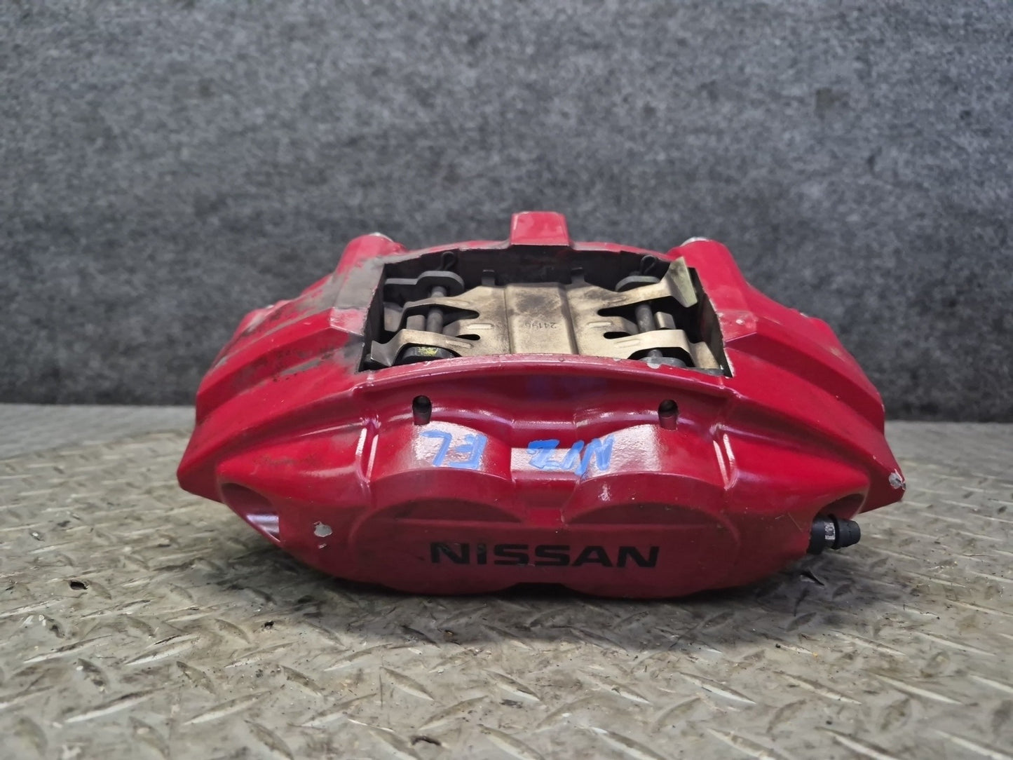 10-20 Nissan Z34 370Z Front Left Sport Brake Caliper Akebono OEM