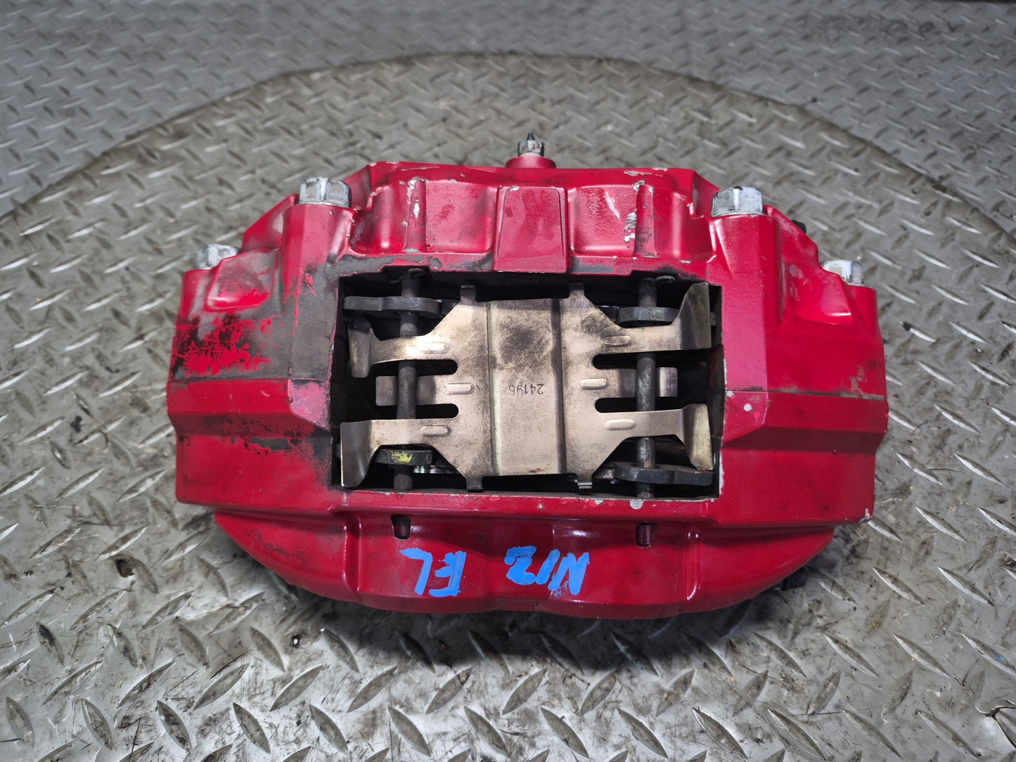 10-20 Nissan Z34 370Z Front Left Sport Brake Caliper Akebono OEM
