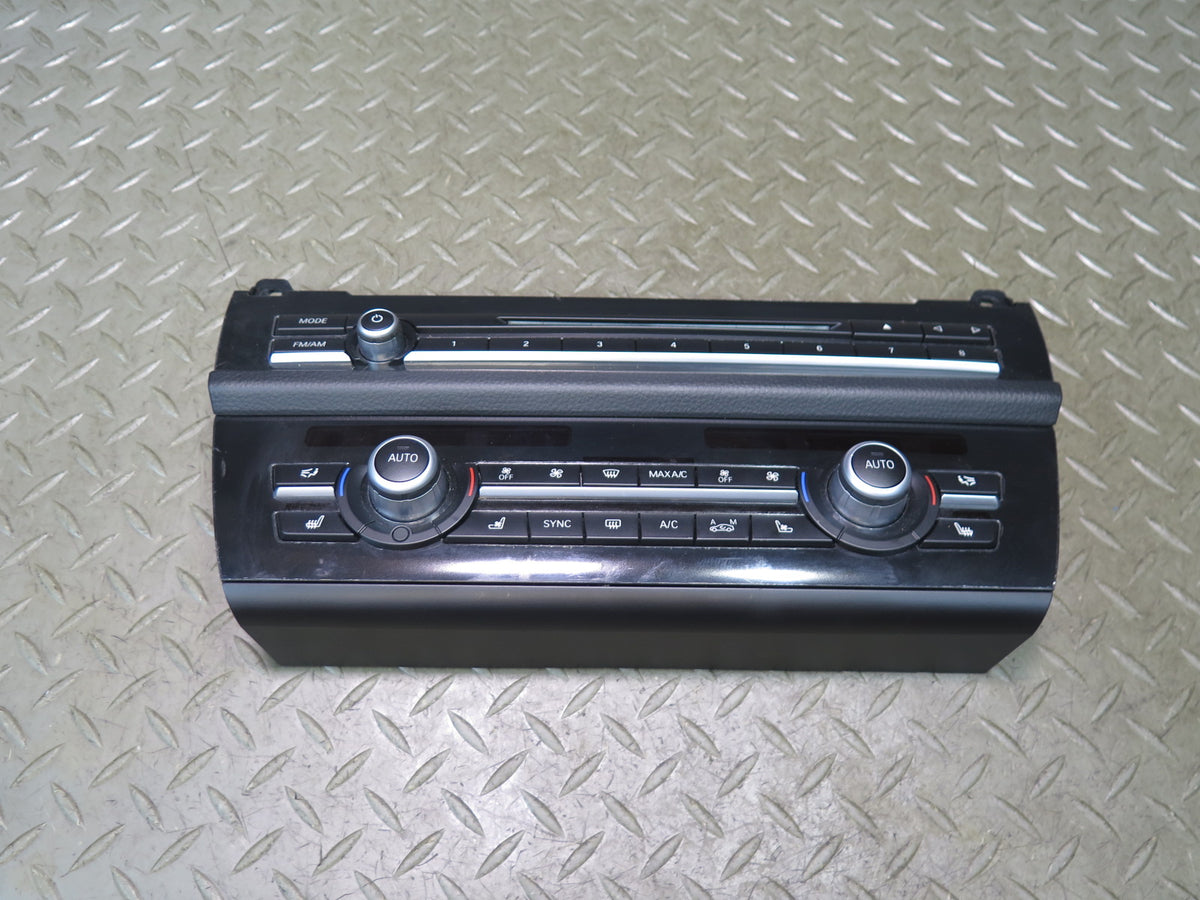 2012-2016 BMW F10 M5 A/C Heater Climate & Radio Control Switch Panel 9331833