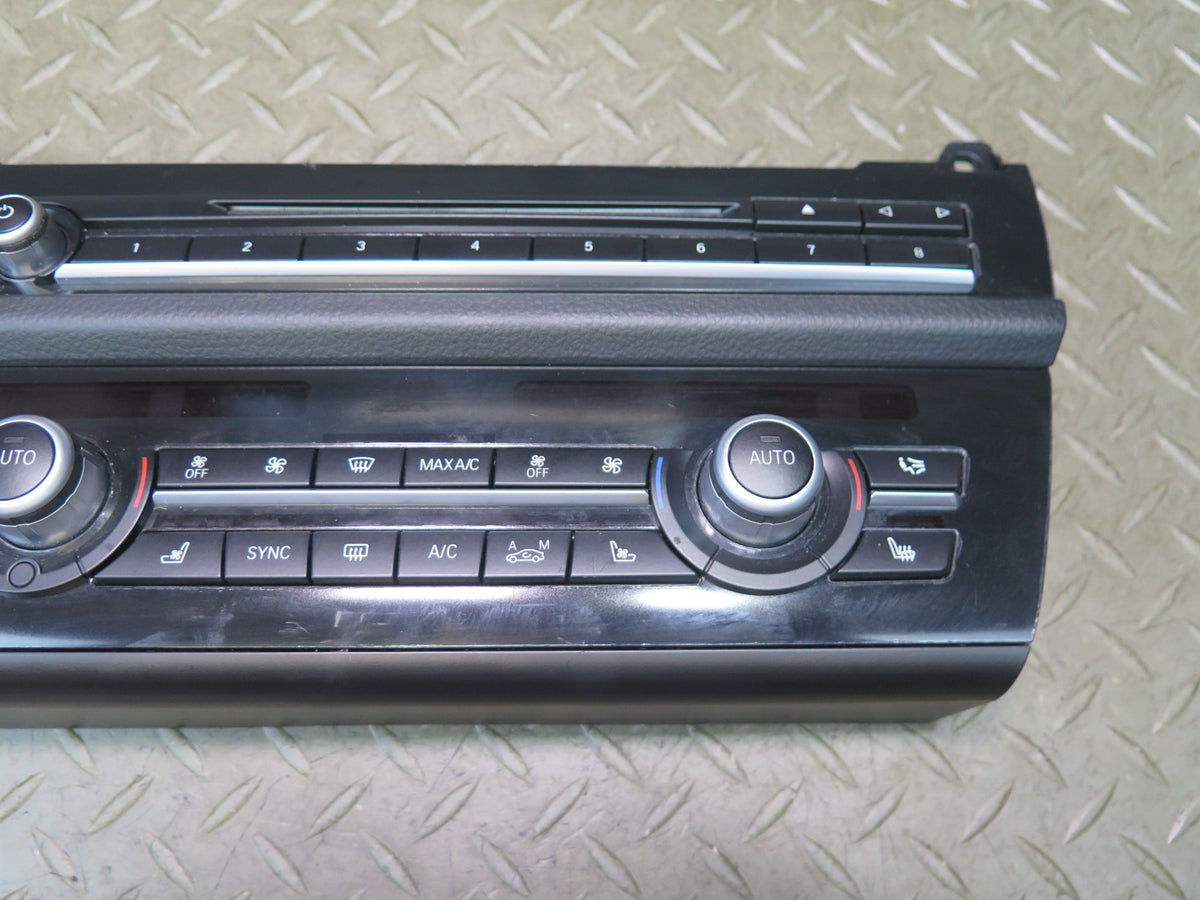 2012-2016 BMW F10 M5 A/C Heater Climate & Radio Control Switch Panel 9331833
