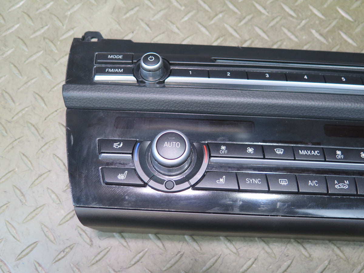 2012-2016 BMW F10 M5 A/C Heater Climate & Radio Control Switch Panel 9331833