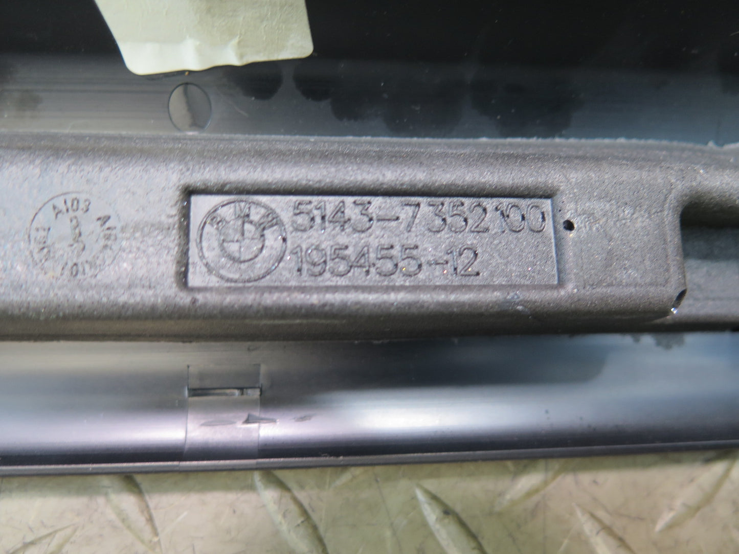 2011-2016 BMW F07 F10 M5 Front Door Scuff Sill Plate Trim Panel Set of 2