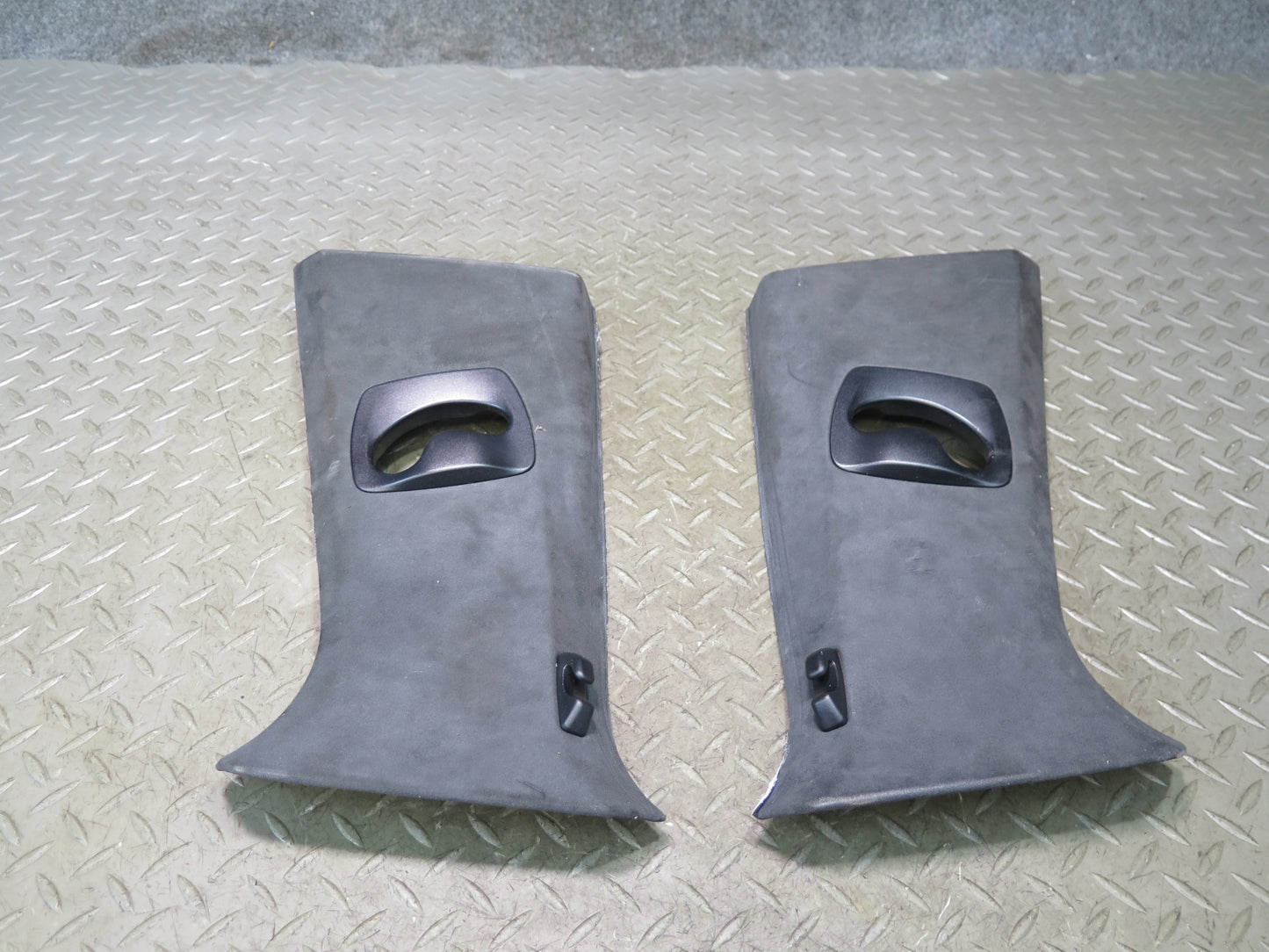 2011-2016 BMW F10 M5 Center B Pillar Interior Alcantara Upper Trim Panel Set