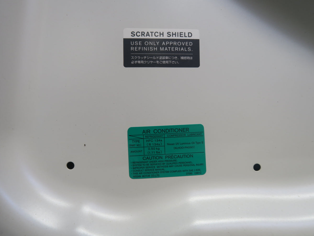 09-20 Nissan Z34 370Z Front Hood Bonnet Shell Panel Cover Pearl White OEM