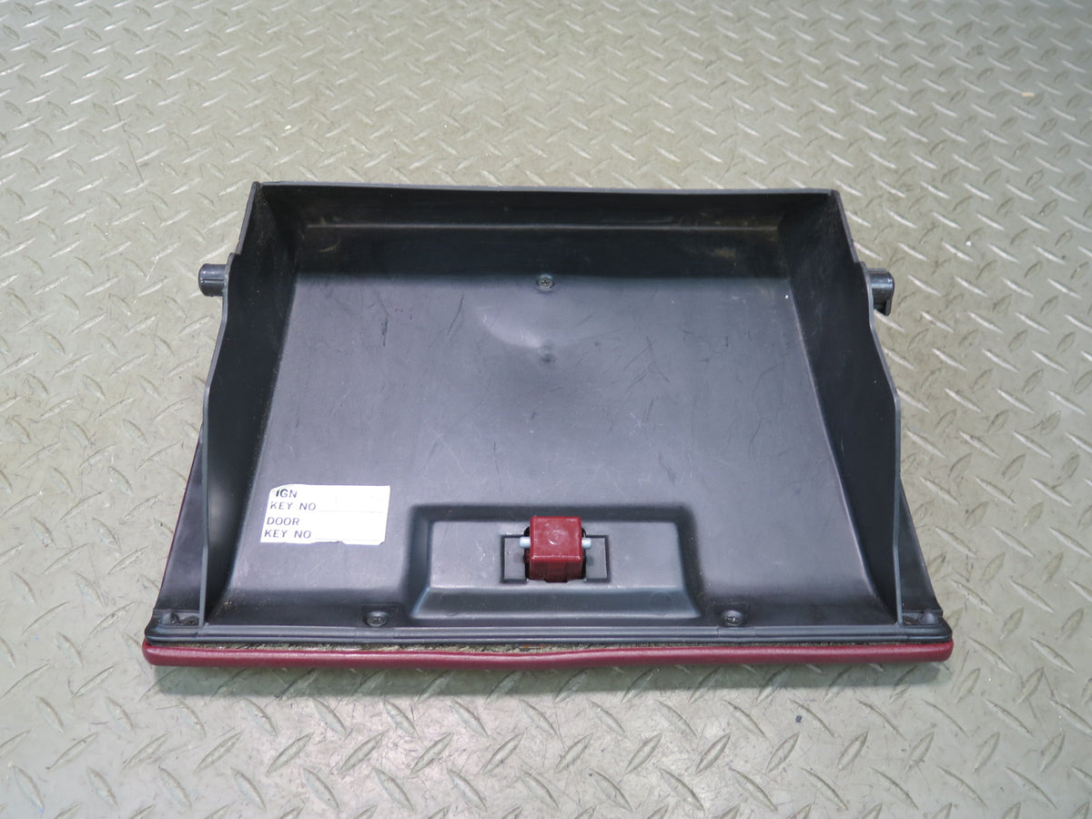 84-89 Nissan 300ZX Z31 Dash Glove Box Storage Compartment RED OEM