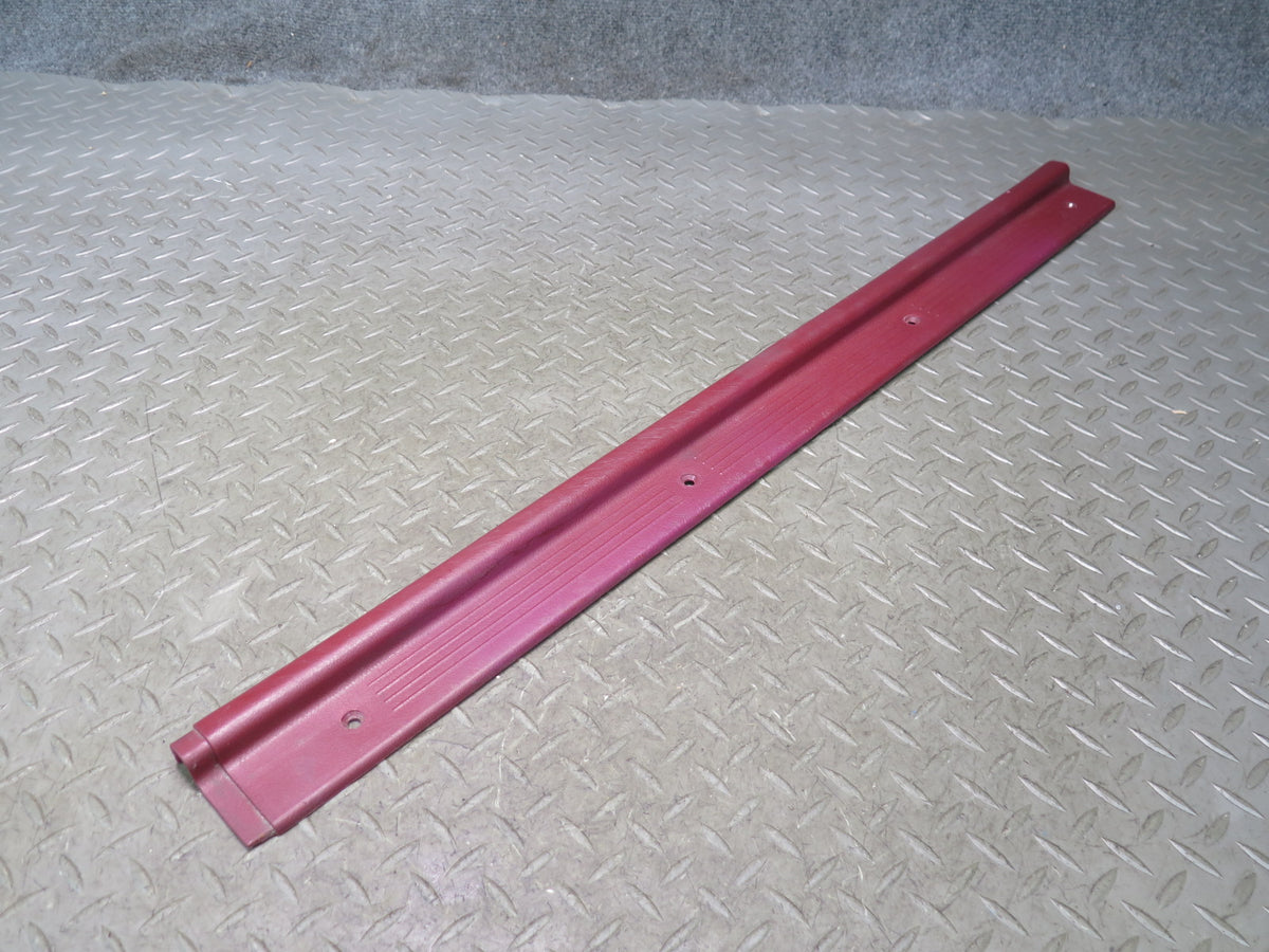 84-89 Nissan Z31 300ZX 2+0 Left Door Scuff Sill Plate Trim RED OEM