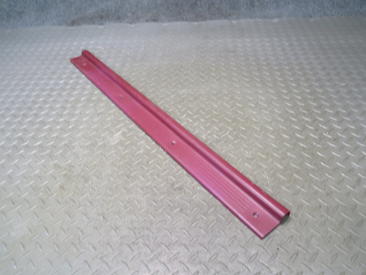 84-89 Nissan Z31 300ZX 2+0 Left Door Scuff Sill Plate Trim RED OEM