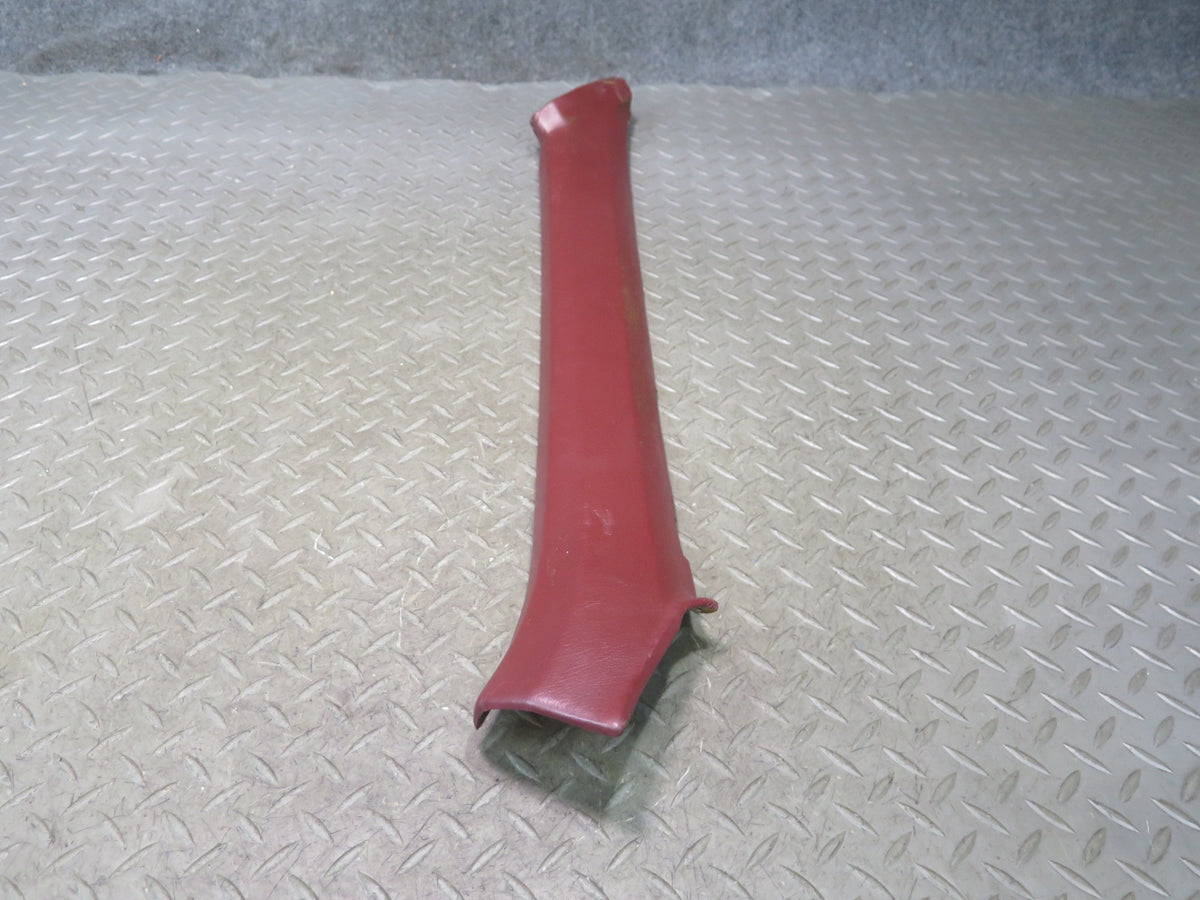 85-89 Nissan Z31 300ZX 2+0 Set of 2 Left Right A Pillar Trim Cover Panel RED OEM