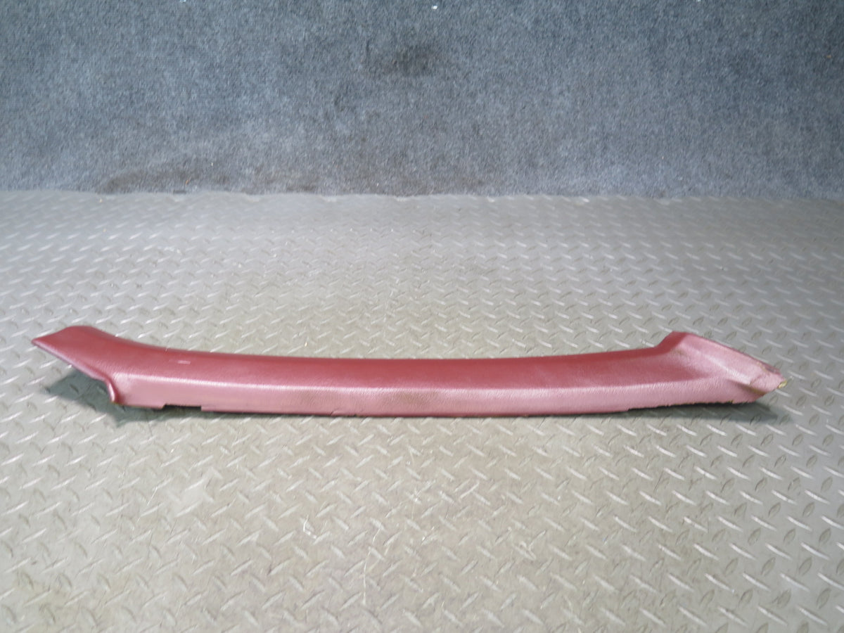 85-89 Nissan Z31 300ZX 2+0 Set of 2 Left Right A Pillar Trim Cover Panel RED OEM
