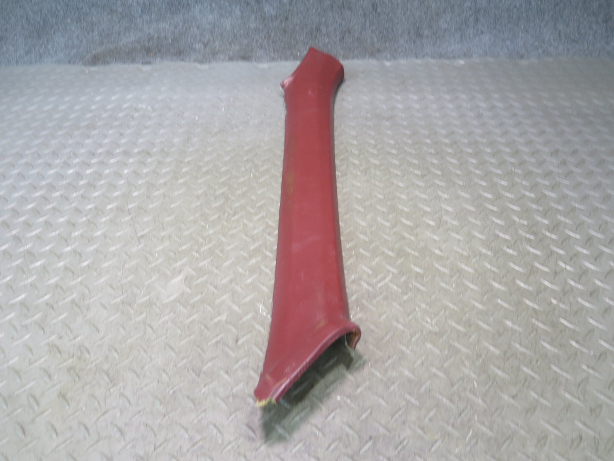 85-89 Nissan Z31 300ZX 2+0 Set of 2 Left Right A Pillar Trim Cover Panel RED OEM