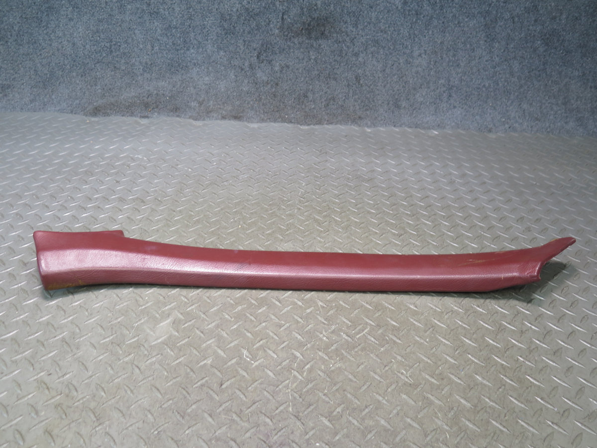 85-89 Nissan Z31 300ZX 2+0 Set of 2 Left Right A Pillar Trim Cover Panel RED OEM