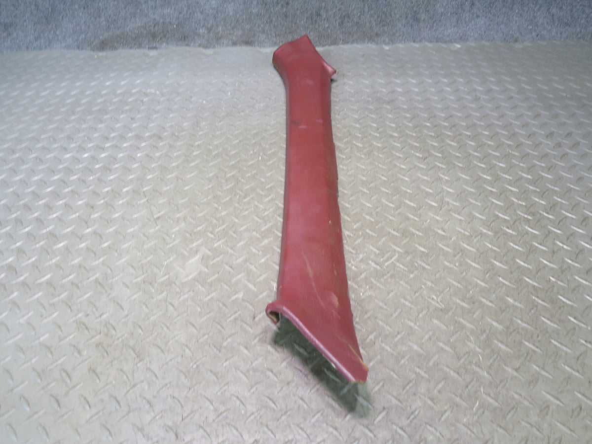 85-89 Nissan Z31 300ZX 2+0 Set of 2 Left Right A Pillar Trim Cover Panel RED OEM