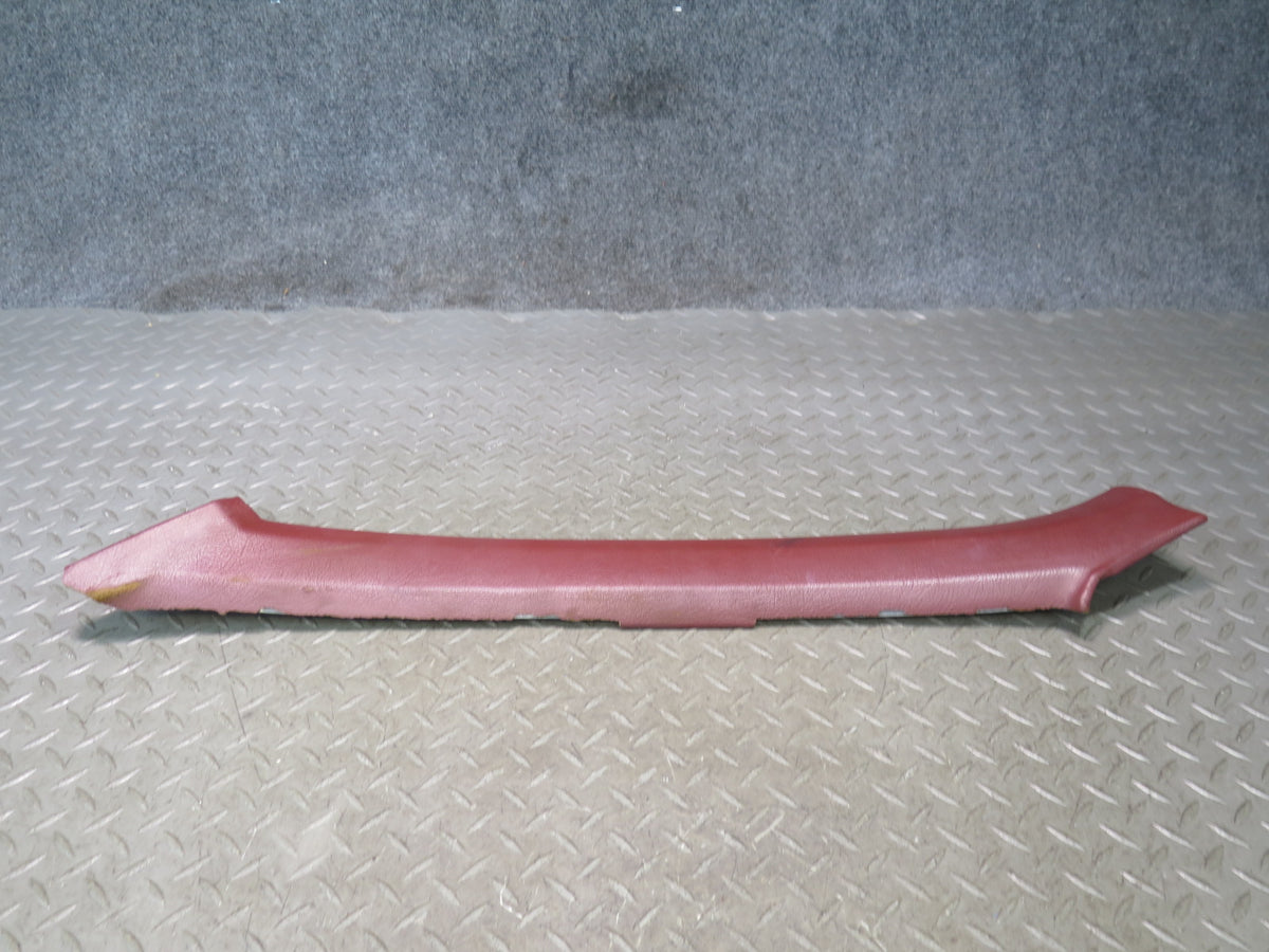 85-89 Nissan Z31 300ZX 2+0 Set of 2 Left Right A Pillar Trim Cover Panel RED OEM