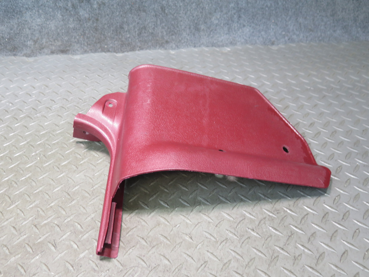 85-89 Nissan Z31 300ZX 2+0 Front Left & Right Lower Kick Trim Cover Set RED OEM