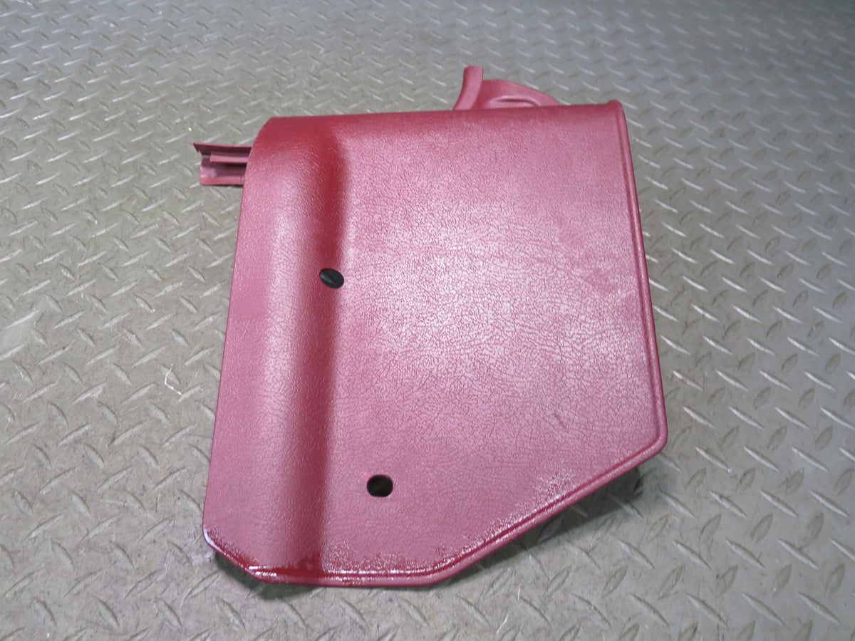 85-89 Nissan Z31 300ZX 2+0 Front Left & Right Lower Kick Trim Cover Set RED OEM