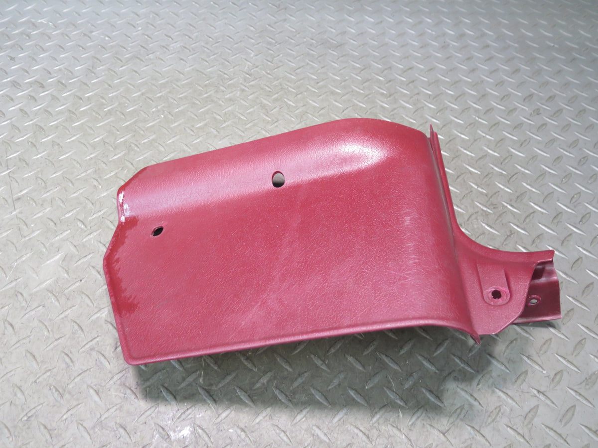 85-89 Nissan Z31 300ZX 2+0 Front Left & Right Lower Kick Trim Cover Set RED OEM