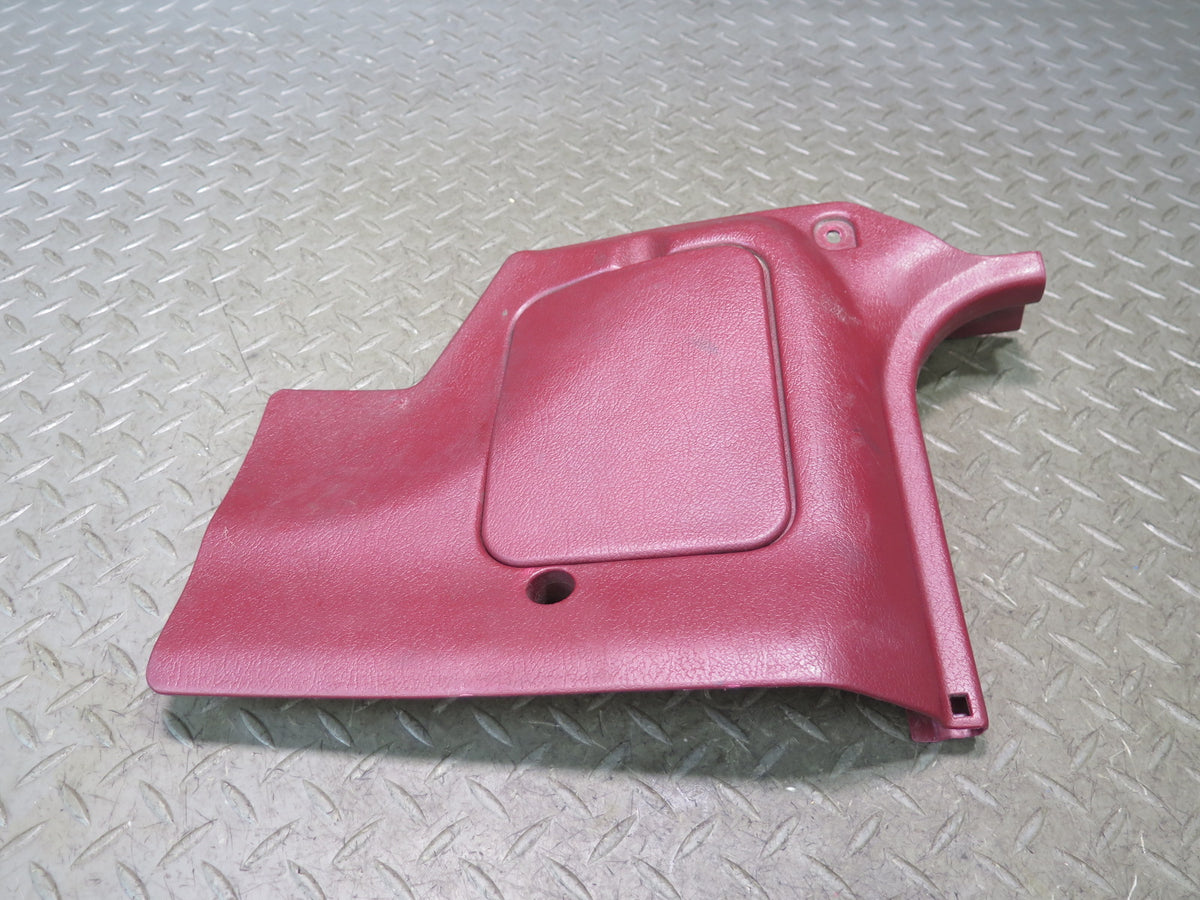 85-89 Nissan Z31 300ZX 2+0 Front Left & Right Lower Kick Trim Cover Set RED OEM