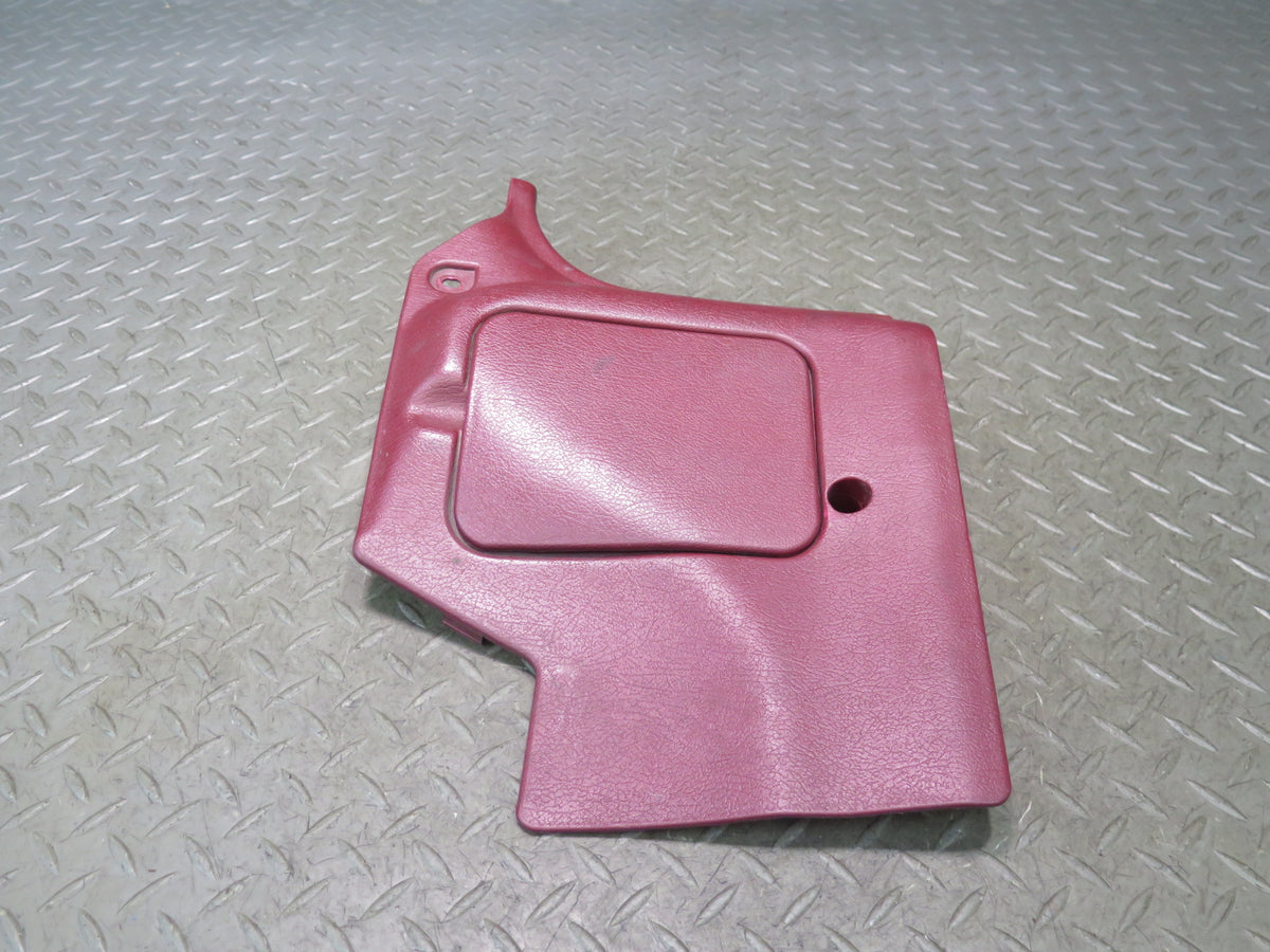 85-89 Nissan Z31 300ZX 2+0 Front Left & Right Lower Kick Trim Cover Set RED OEM