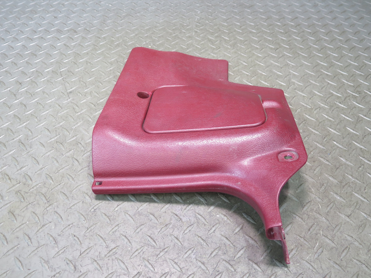 85-89 Nissan Z31 300ZX 2+0 Front Left & Right Lower Kick Trim Cover Set RED OEM