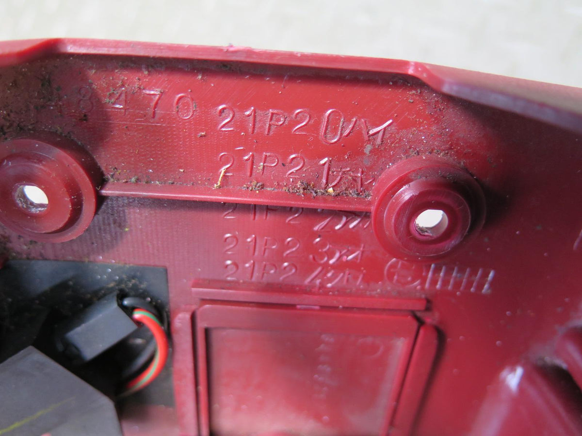 87-89 Nissan Z31 300ZX Steering Column Trim Cover Panel RED OEM