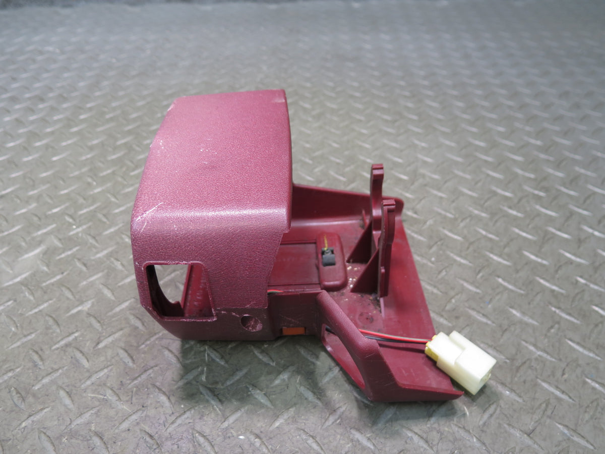 87-89 Nissan Z31 300ZX Steering Column Trim Cover Panel RED OEM