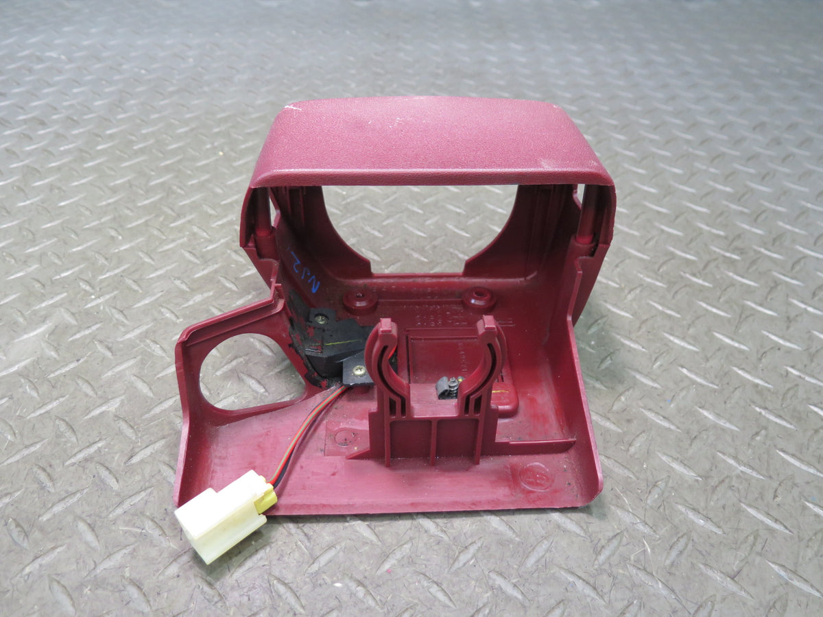 87-89 Nissan Z31 300ZX Steering Column Trim Cover Panel RED OEM