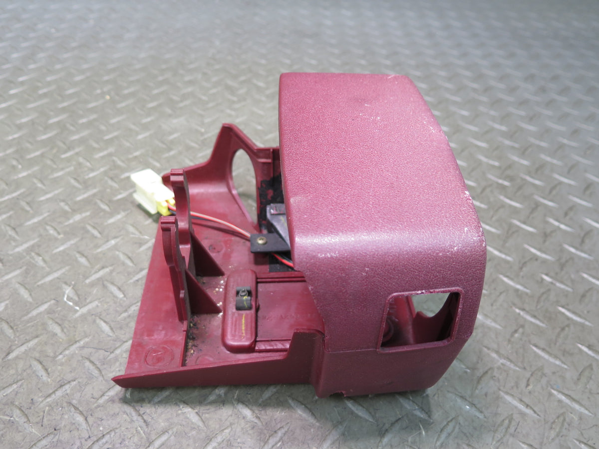 87-89 Nissan Z31 300ZX Steering Column Trim Cover Panel RED OEM