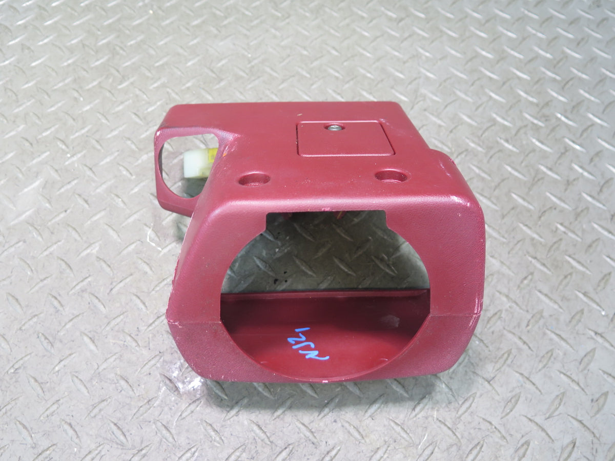 87-89 Nissan Z31 300ZX Steering Column Trim Cover Panel RED OEM