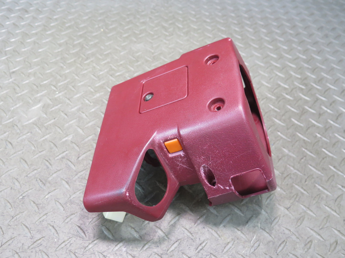 87-89 Nissan Z31 300ZX Steering Column Trim Cover Panel RED OEM