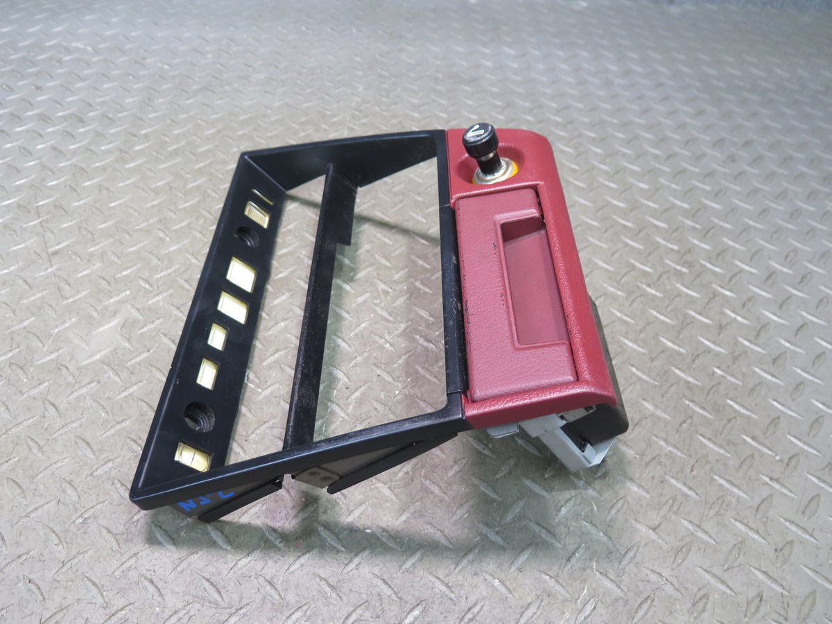 85-89 Nissan Z31 300ZX Dash Center Trim Bezel Cover Panel w Lighter RED OEM