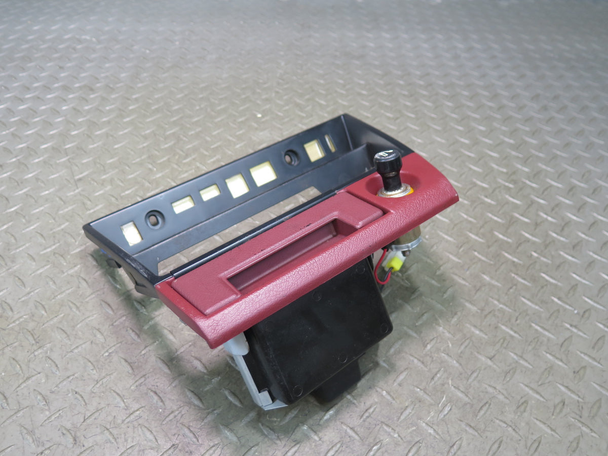 85-89 Nissan Z31 300ZX Dash Center Trim Bezel Cover Panel w Lighter RED OEM