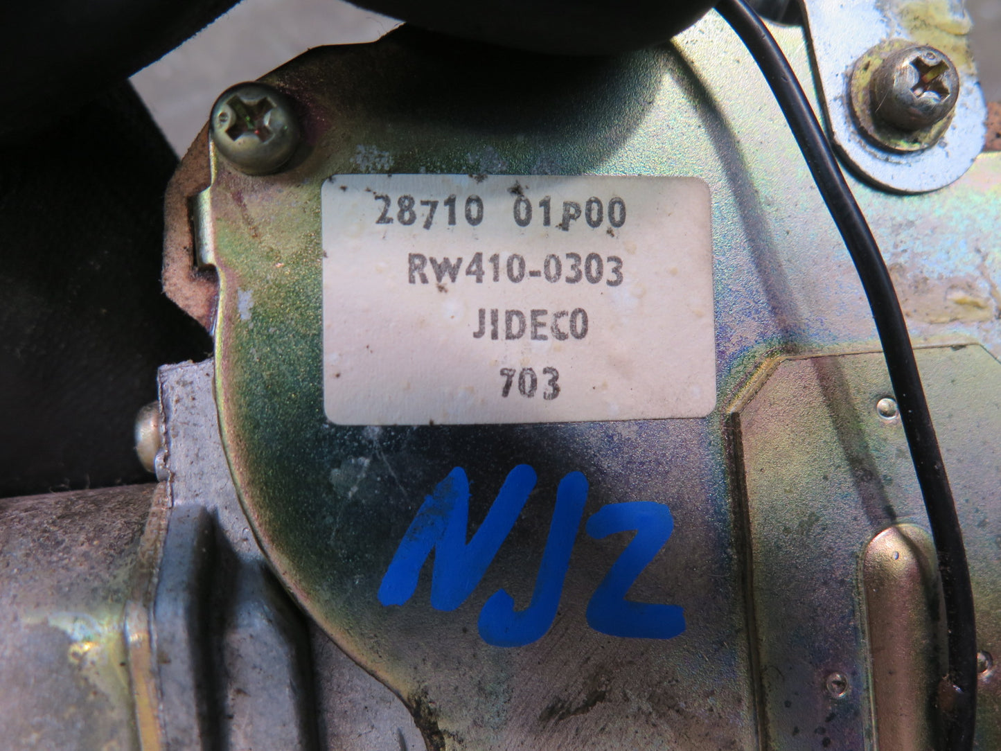 84-89 Nissan Z31 300ZX 2+0 Rear Hatch Wiper Motor 28710-01P00 OEM