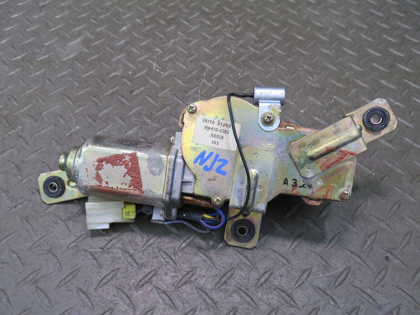 84-89 Nissan Z31 300ZX 2+0 Rear Hatch Wiper Motor 28710-01P00 OEM