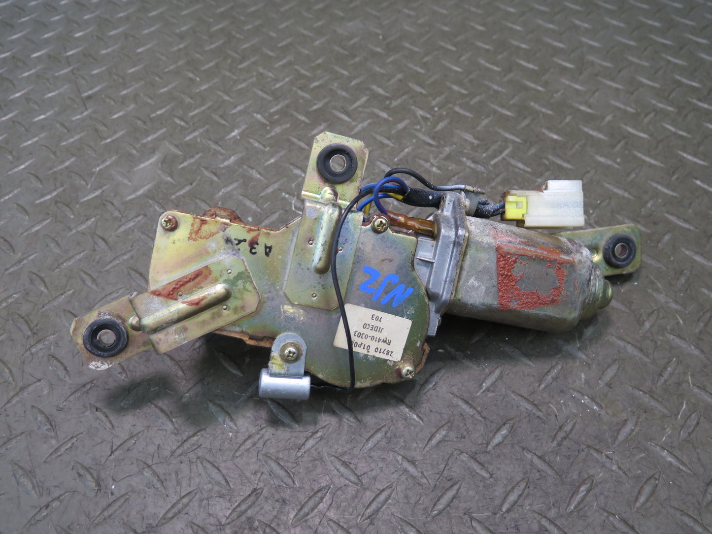 84-89 Nissan Z31 300ZX 2+0 Rear Hatch Wiper Motor 28710-01P00 OEM