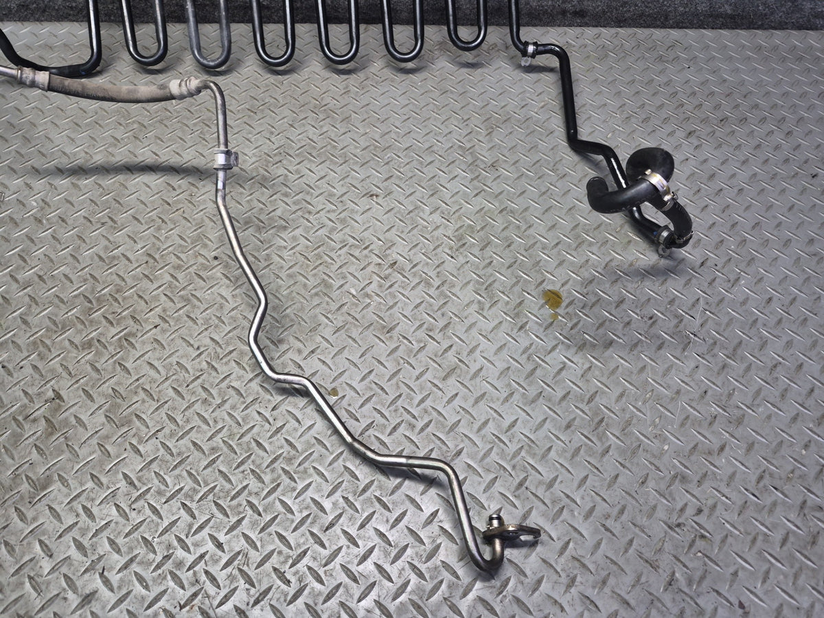 05-08 Mercedes R171 Slk-class Power Steering Oil Cooler Hose Pipe Line Set OEM