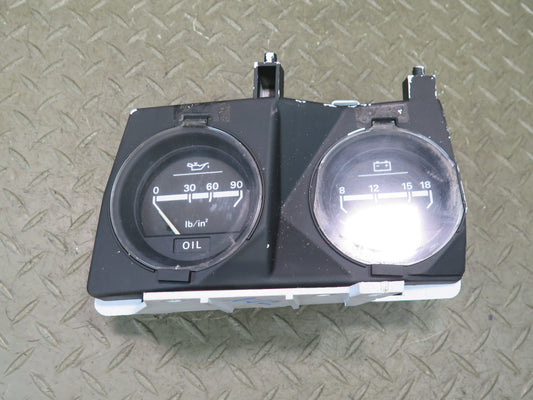 87-89 Nissan Z31 300ZX Battery Voltage & Oil Pressure Gauge OEM