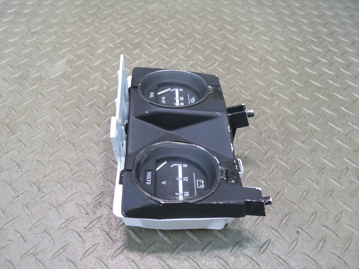 87-89 Nissan Z31 300ZX Battery Voltage & Oil Pressure Gauge OEM