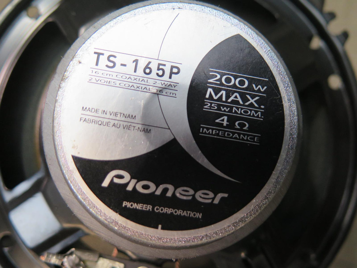Set of 2 Pioneer TS-165P 6.5" Coaxial Speaker