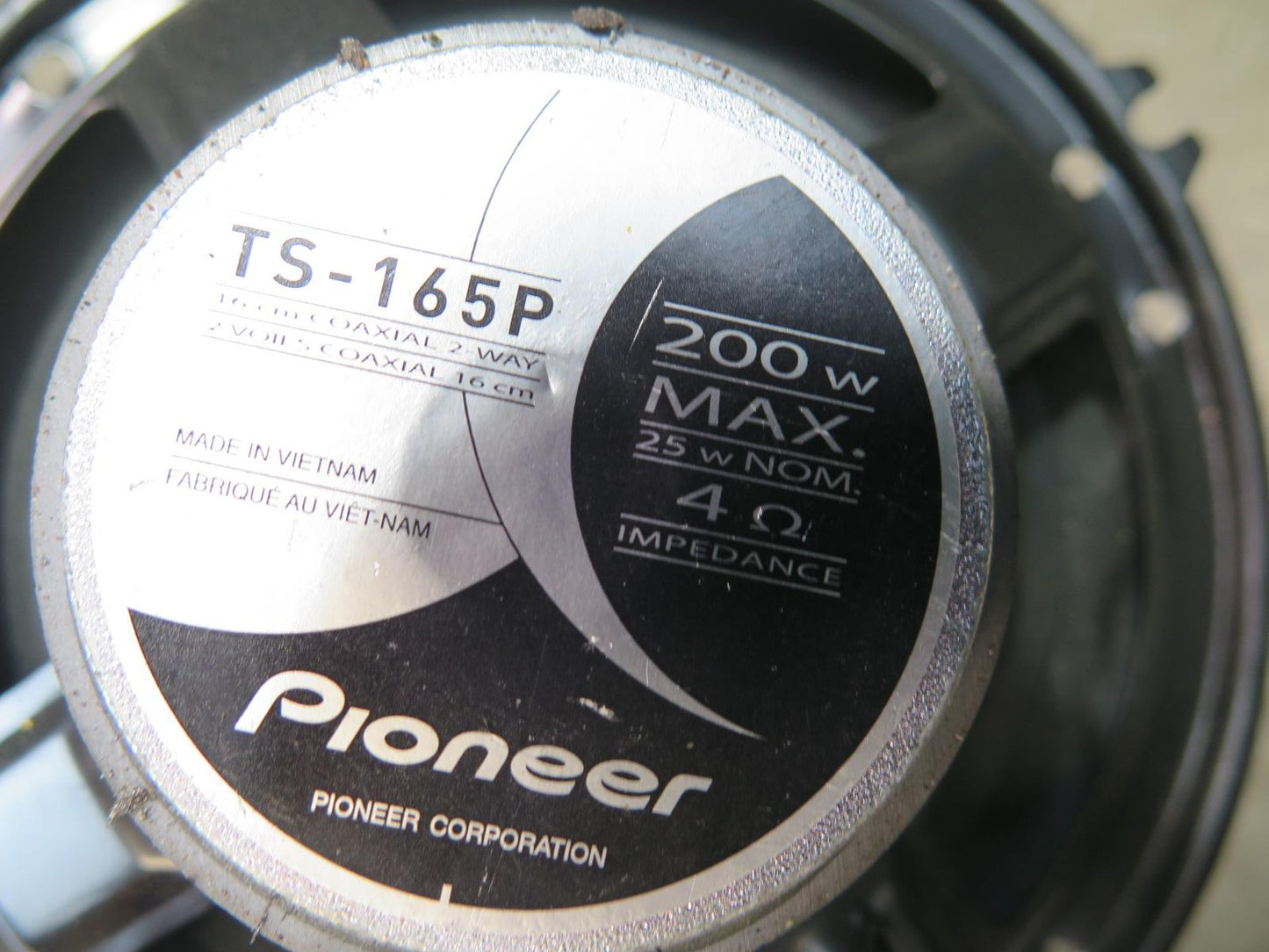 Set of 2 Pioneer TS-165P 6.5" Coaxial Speaker