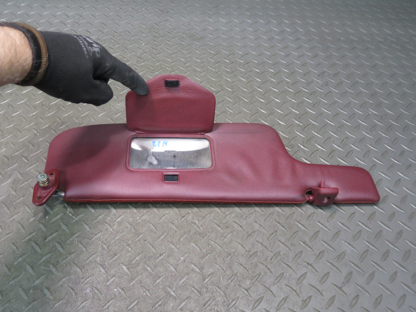 84-89 Nissan Z31 300ZX Set of 2 Front Left & Right Sun Visor OEM