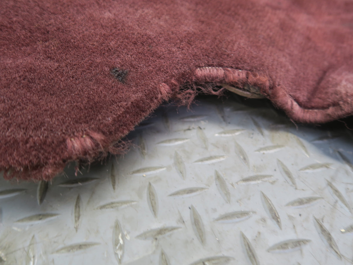 84-89 Nissan Z31 300ZX 2+0 Rear Trunk Floor MAT Carpet Cover RED OEM
