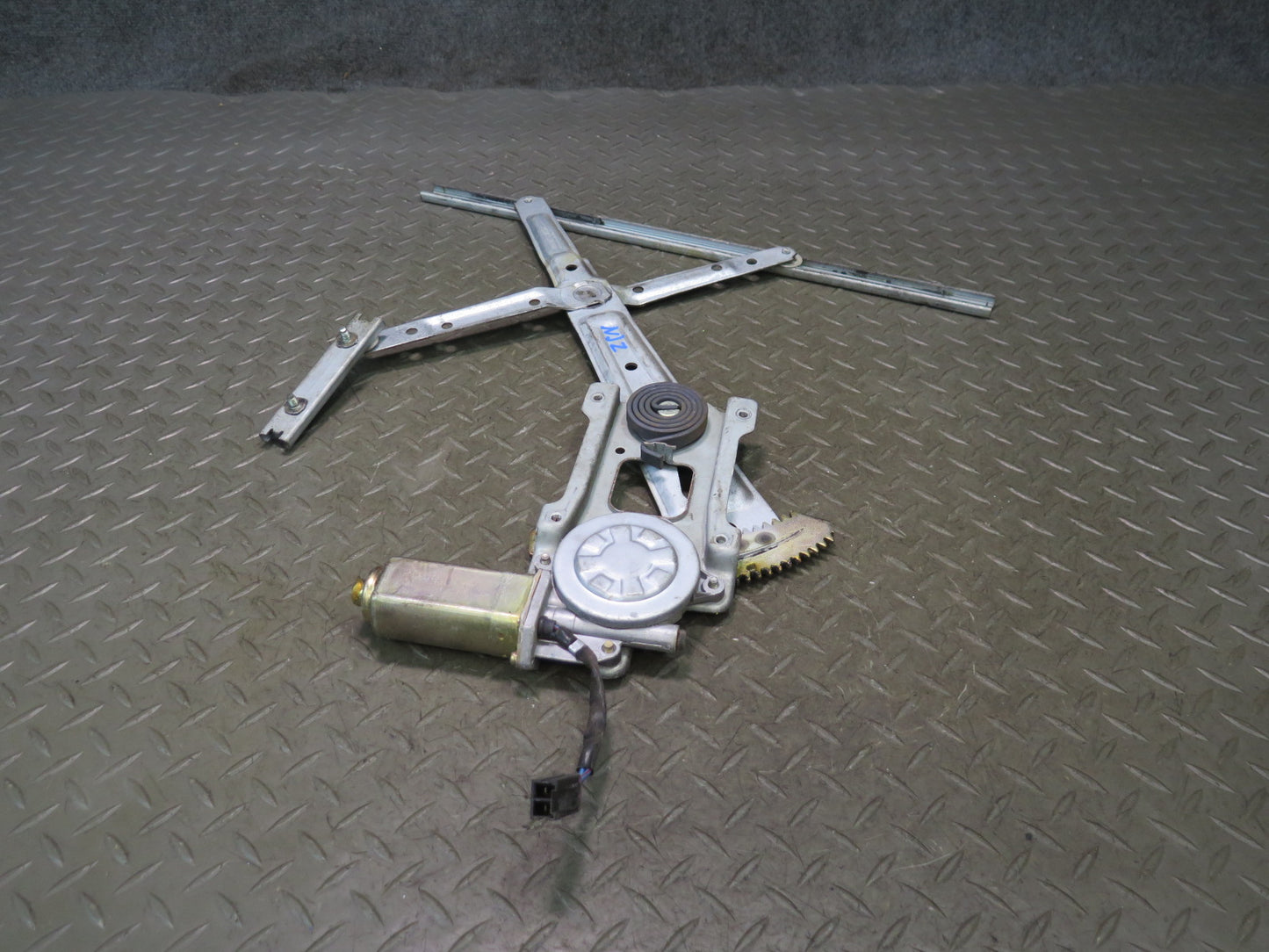 84-89 Nissan Z31 300ZX 2+0 Left Driver Door Window Regulator w Motor OEM