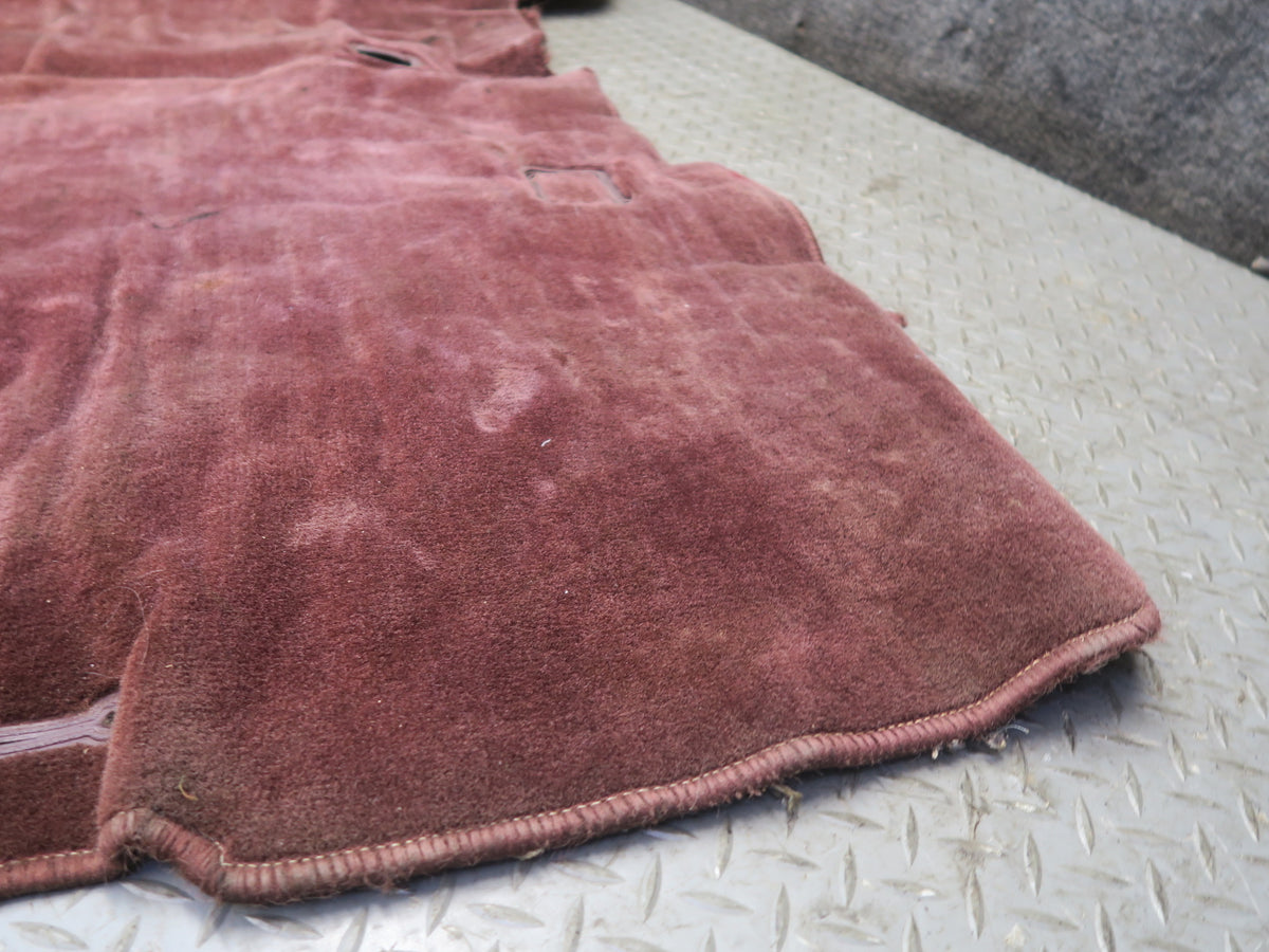 84-89 Nissan Z31 300ZX 2+0 Rear Trunk Floor MAT Carpet Cover RED OEM