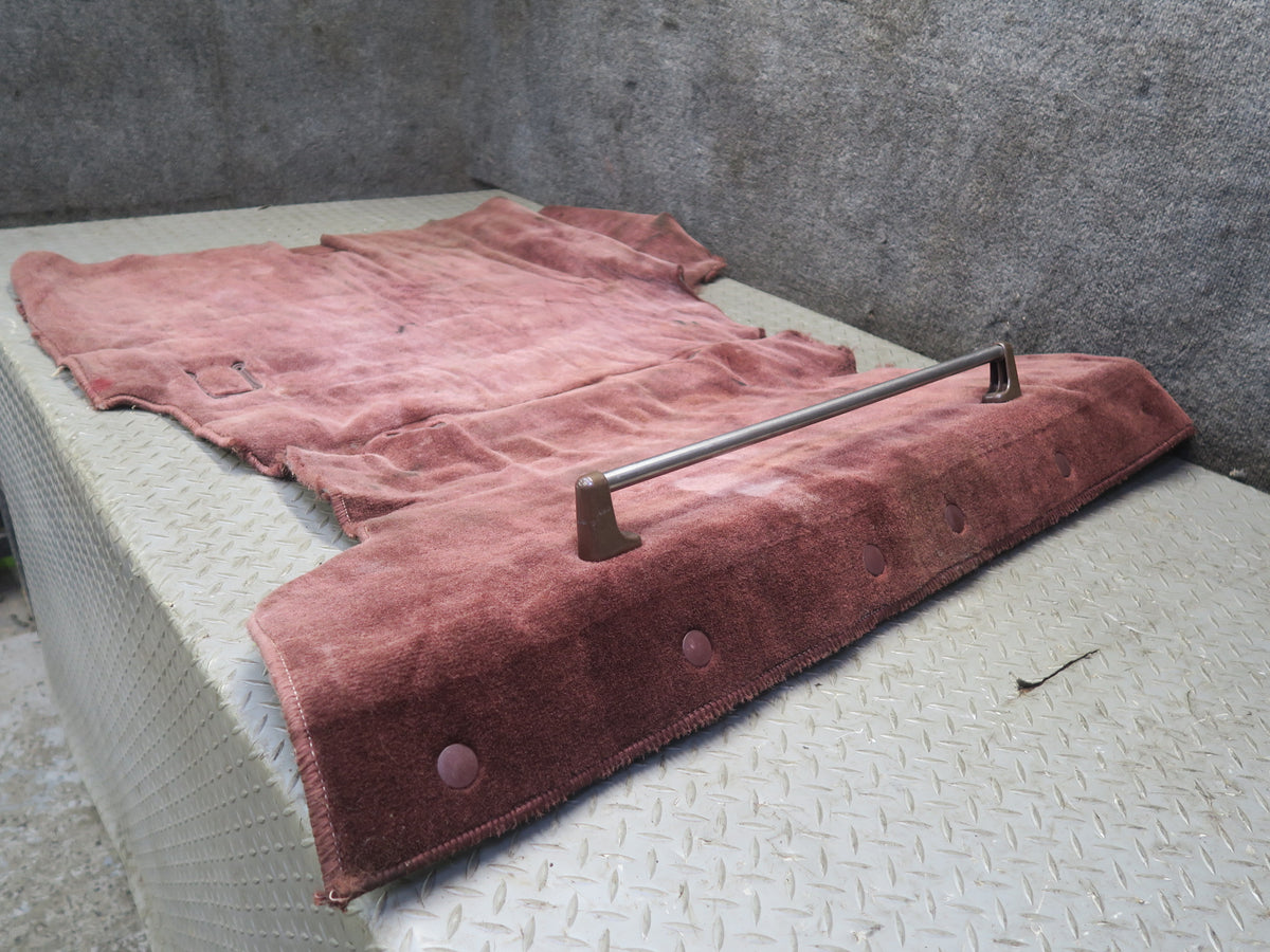 84-89 Nissan Z31 300ZX 2+0 Rear Trunk Floor MAT Carpet Cover RED OEM