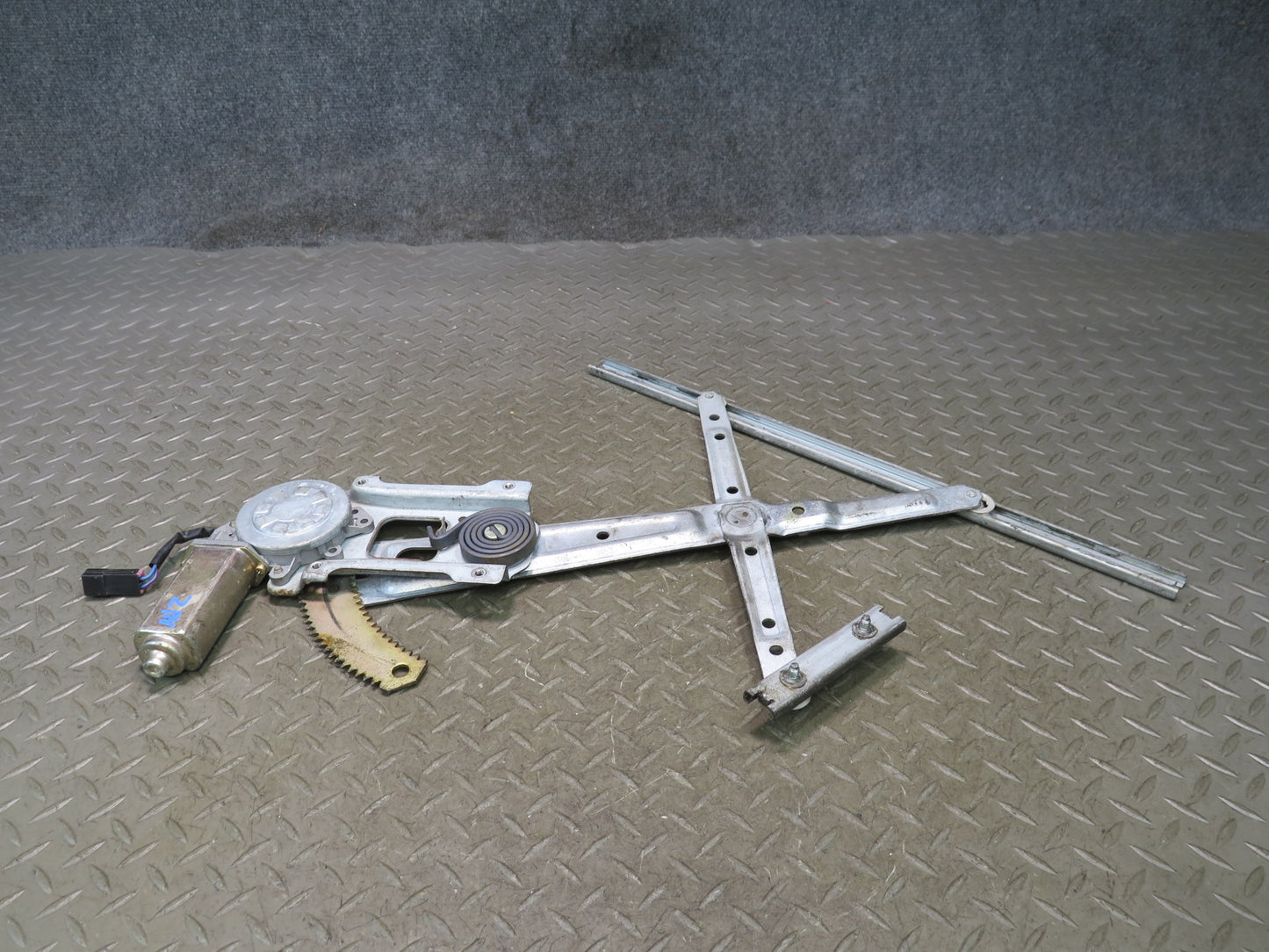 84-89 Nissan Z31 300ZX 2+0 Right Passenger Door Window Regulator w Motor OEM