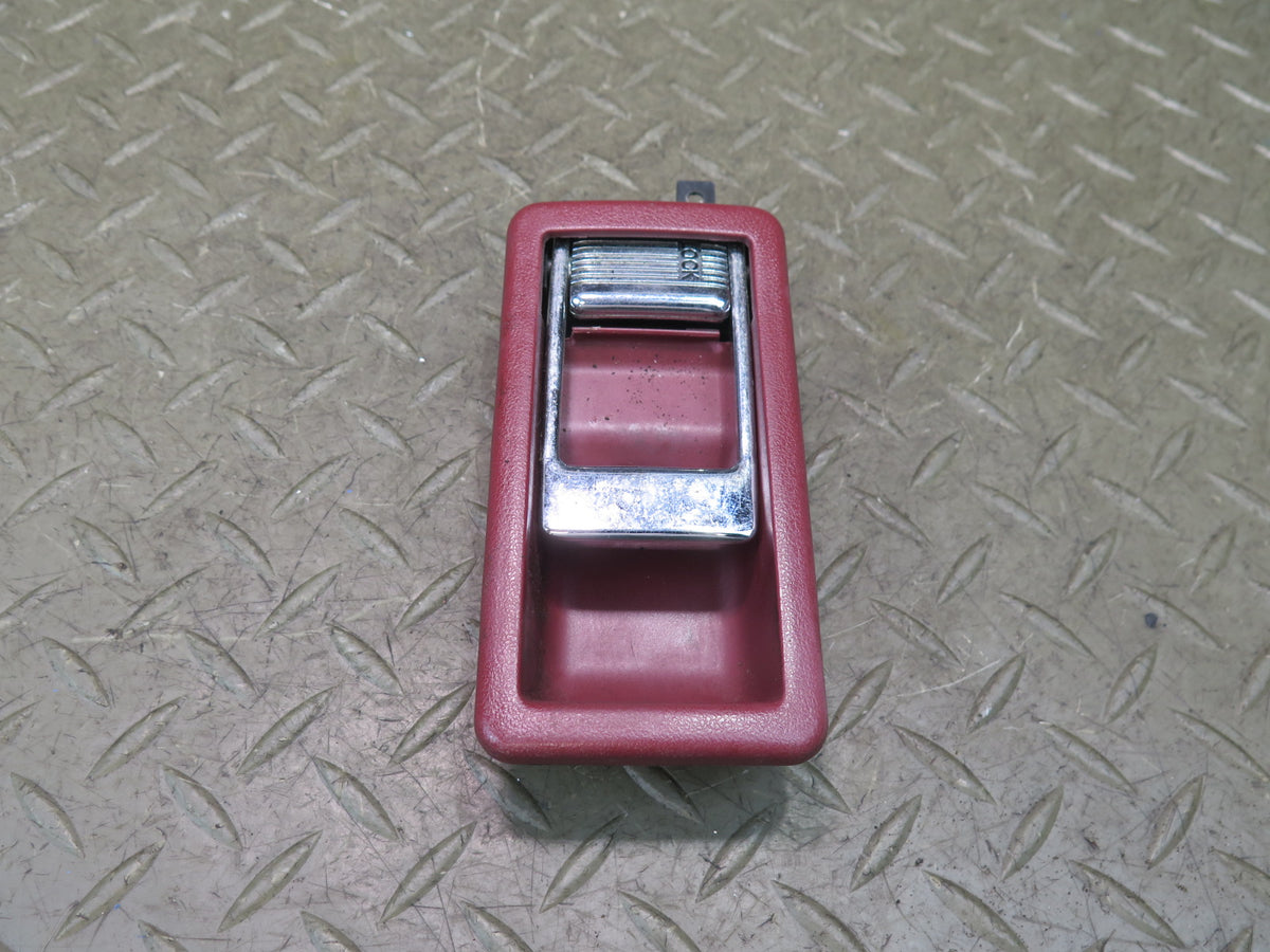 84-89 Nissan Z31 300ZX Front Left Driver Door Interior Handle RED Damaged