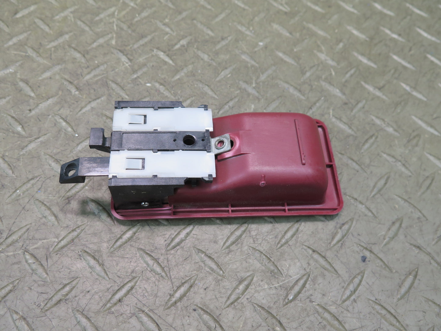 84-89 Nissan Z31 300ZX Front Left Driver Door Interior Handle RED Damaged