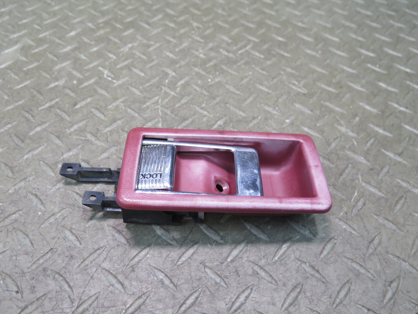 84-89 Nissan Z31 300ZX Front Right Passenger Door Interior Handle RED OEM
