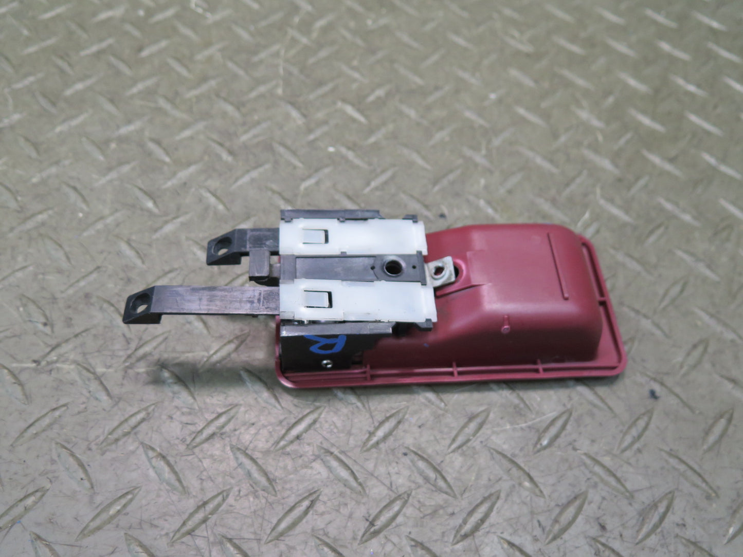 84-89 Nissan Z31 300ZX Front Right Passenger Door Interior Handle RED OEM