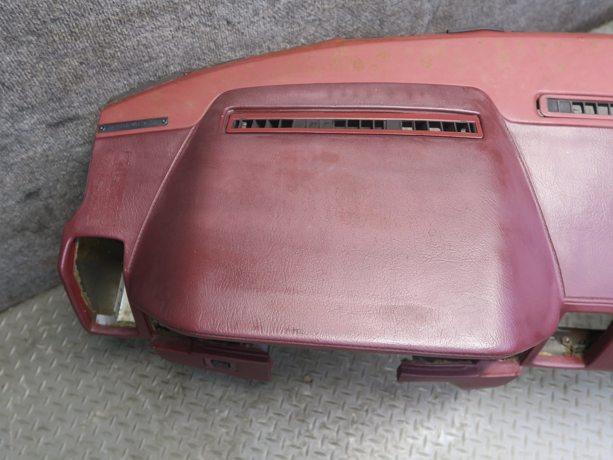 85-87 Nissan Z31 300ZX NA Dashboard Dash Instrument Trim Panel Cover RED OEM